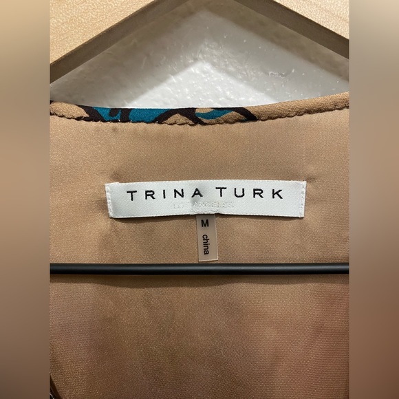 Trina Turk Cinema Paisley Print Dress Women’s Size M - Picture 4 of 6